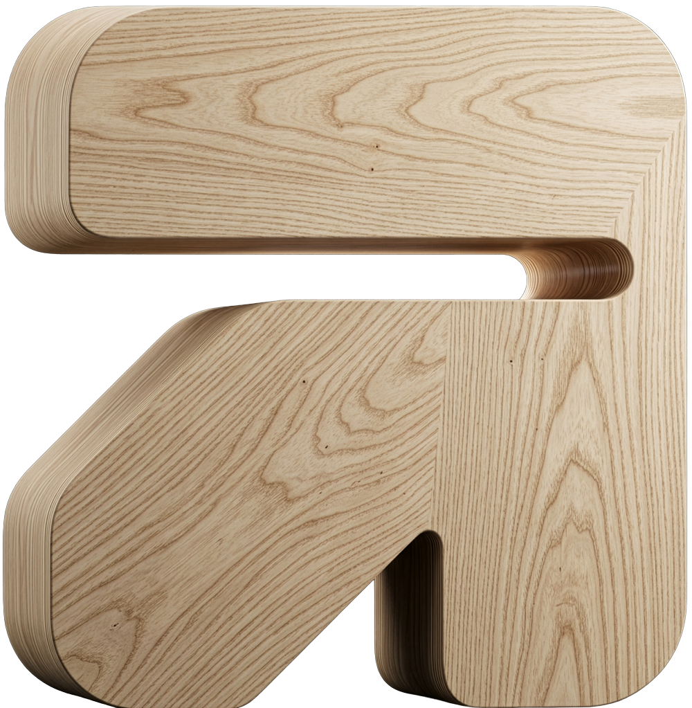 Drop hero image - stacked plywood / craftsmanship